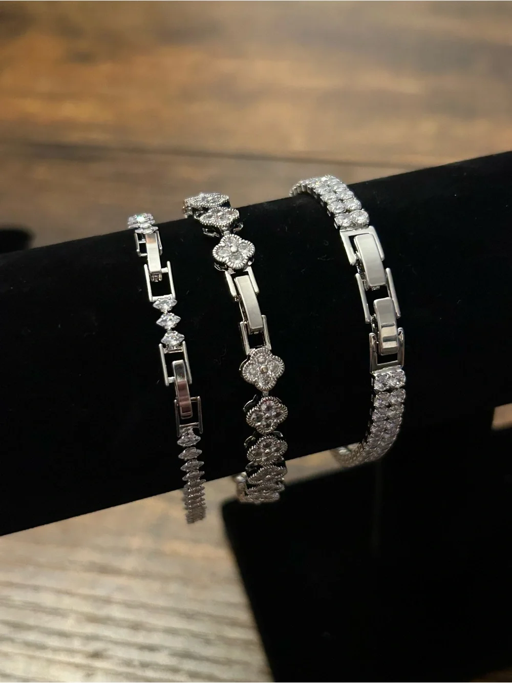 Silver CZ Tennis Bracelet Collection